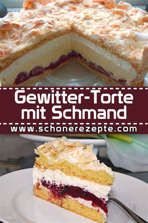 Gugelhupf oder doch lieber cremiger käsekuchen? Gewitter-Torte mit Schmand Rezept - Schnelle und Einfache ...