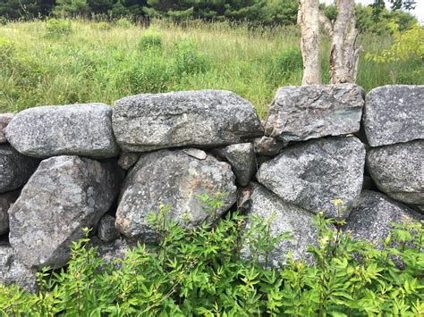 Old Stone Wall Nova Scotia Stone Wall Stone Fence Dry Stack Stone