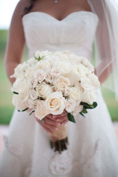 White Roses Bridal Bouquet - Bouquet Wedding Flower