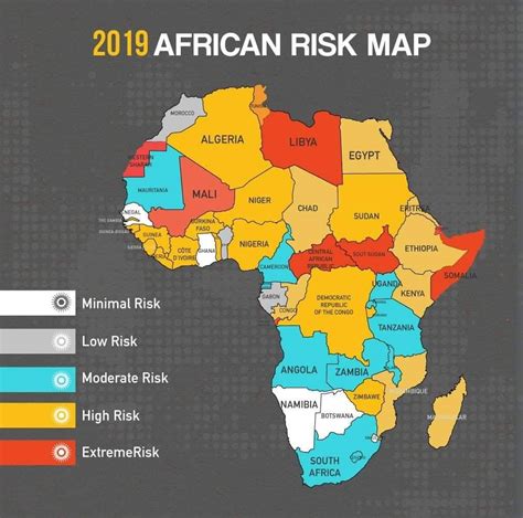 Africa Today African Travel Risk Map 2019 Source