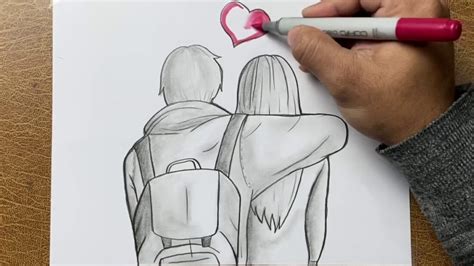 Dibujos De Parejas Besandose A Lapiz Faciles Pin On Love Dibujos A