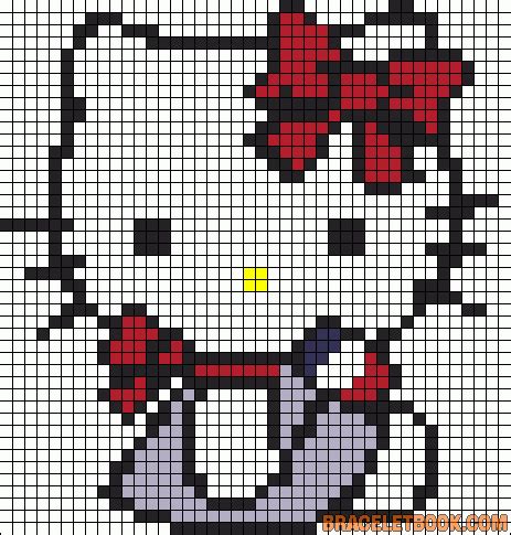 Chat hello kitty baby embroidery cross stitch kits le point free pattern craft supplies joy quilts knitting. Free French Hello Kitty Hama Perler Bead Pattern or Cross ...