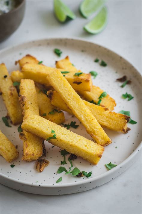 Frites de polenta au four Recette