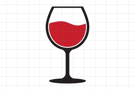Wine SVG, Wine Glass SVG cut file, (708499) | Cut Files | Design Bundles