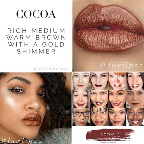 Cocoa LipSense Cocoa On Darker Skin Tone Long Stay Lipstick Cheap