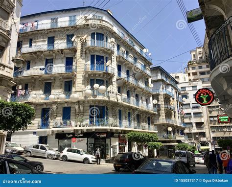 Algiers Algeria Oct 1 2018 French Colonial Side Of The City Of