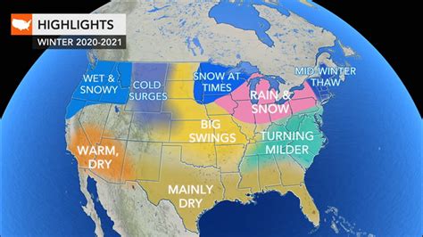 Accuweathers 2020 2021 Us Winter Forecast