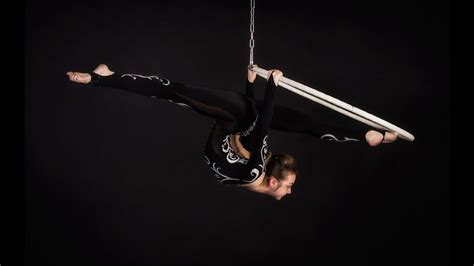 Aerial Ring Hoop Beautiful Graceful Circus Act Variety Performance Show