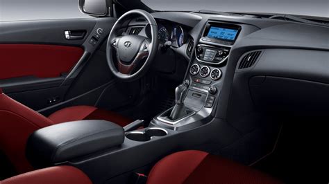 2013 Genesis Coupe In Red Leather Interior