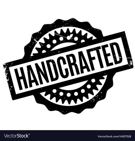 Handcrafted Rubber Stamp Royalty Free Vector Image