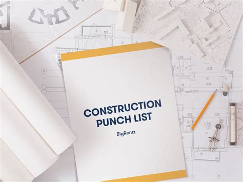 Construction Punch List Free Downloadable Template Bigrentz
