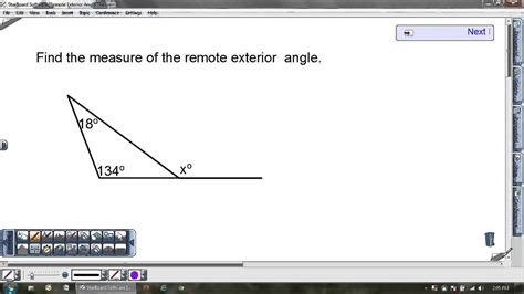 The Remote Exterior Angle Theorem - YouTube
