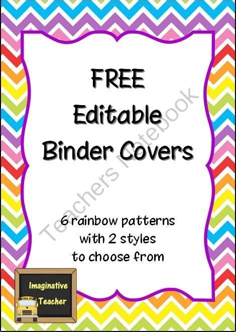 20 Lesson Plan Binder Cover Template