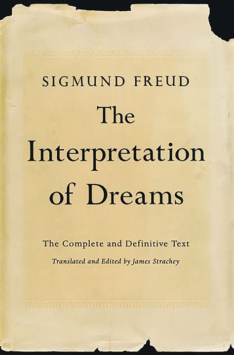 The Interpretation Of Dreams By Sigmund Freud Hachette Book Group