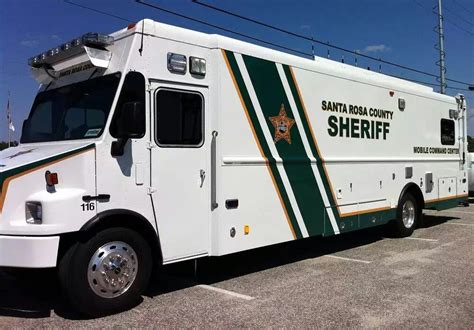 Santa Rosa County Fl Sheriff Mobile Command Center 116 Freightliner Mt55 Mobile Command