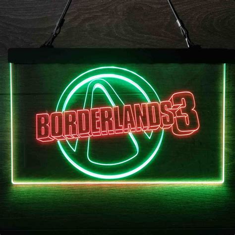 Borderlands 3 Neon Sign Game Room Pro Led Sign