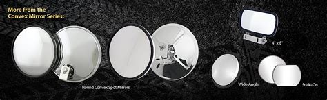 Gg Grand General 33261 Stainless Steel 6” Convex Blind Spot Mirror With Center Mount