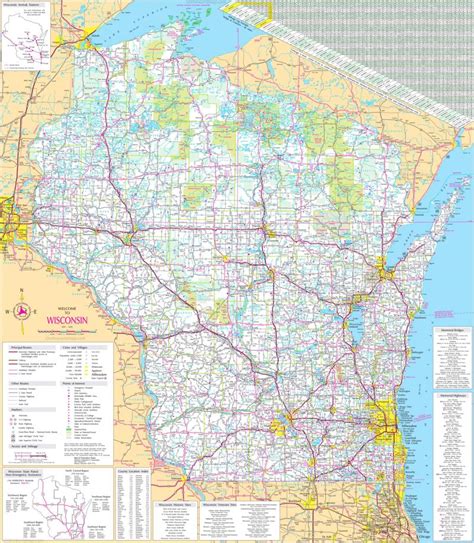 Map Wisconsin With Cities London Top Attractions Map