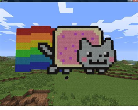 Pixel Art Grid Nyan Cat Pixel Art Grid Gallery