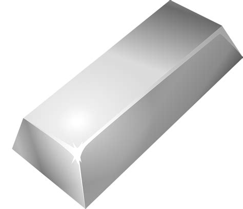 Silver Bar Rectangle · Free Vector Graphic On Pixabay