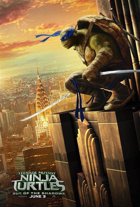 First Posters For Tmnt 2 Show Turtles Out Of The Shadows The