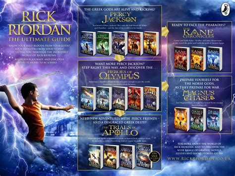 Explore The Worlds Of Rick Riordan S Many Best Selling Series Better Reading