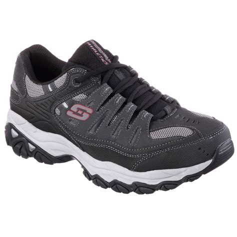 Skechers Mens After Burn Memory Fit Shoes Extra Wide Width Bobs