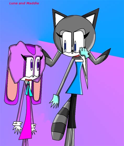 T For Sonicaice Luna And Maddie Not Me Sonic Girl Fan