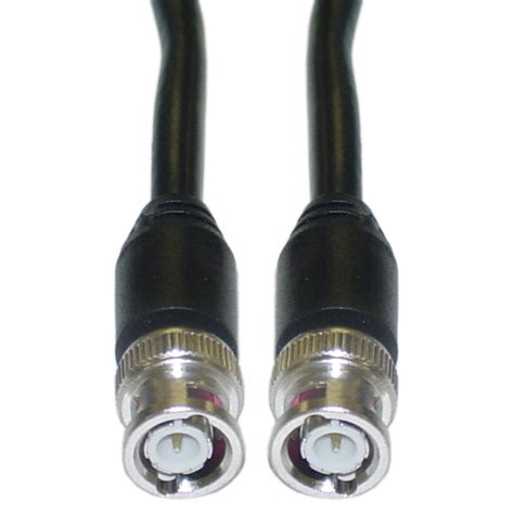 6ft Black Bnc Rg59u Coaxial Cable Bnc Male