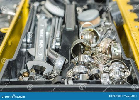 Toolbox And Mechanical Workshop Tools Stock Photo Image Of