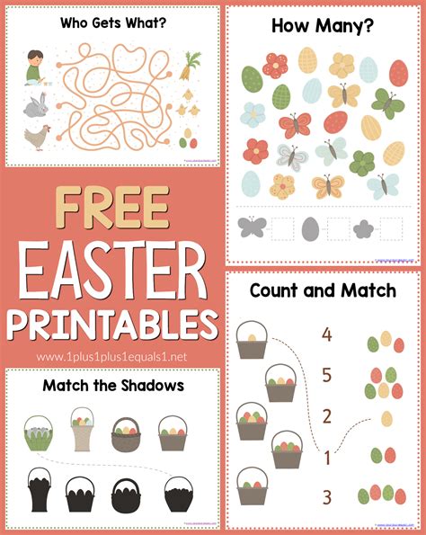 Easter Worksheets For Kids 1111
