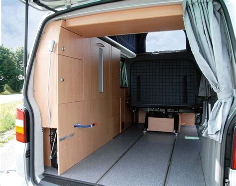 We have many designs most of which include a full length side locker, table, front and back bed boards, and over bed locker…. layout ideas ..rear kitchen ?? - VW T4 Forum - VW T5 Forum ...