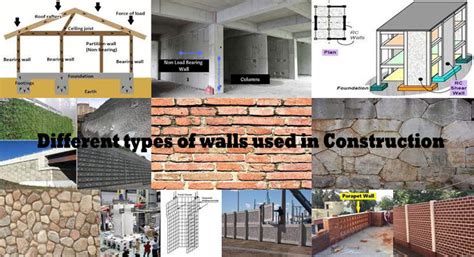 Different Types Of Walls In Construction Types Of Wall Design