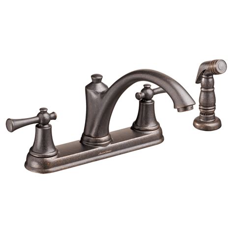 American Standard Portsmouth 2 Handle Kitchen Faucet With Side Spray