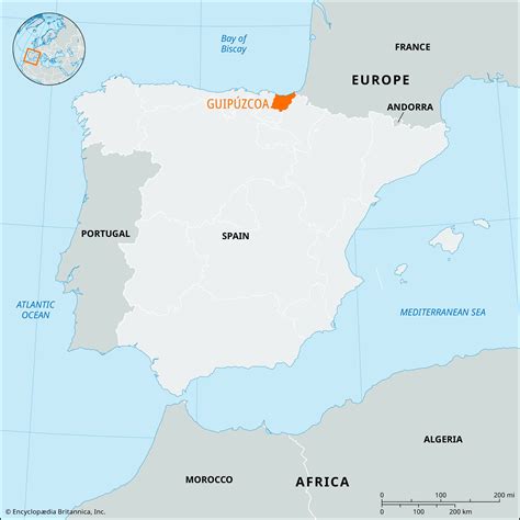 Guipuzcoa Spain Map History And Facts Britannica
