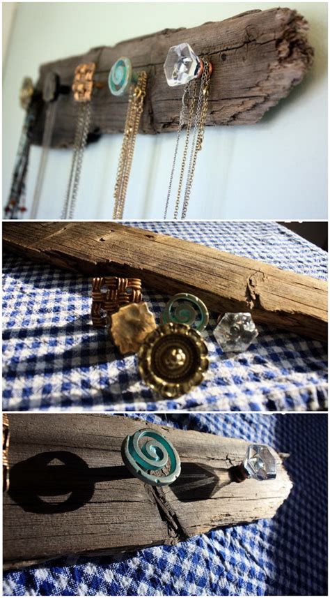 Diy lace jewelry holder ~ turn a thrift store frame and a lace doily into a custom, distressed jewelry holder. 30 Brilliant DIY Jewelry Storage & Display Ideas - For Creative Juice