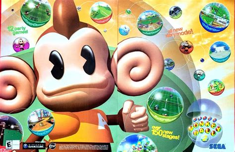Rare 2002 Super Monkey Ball 2 Sega Video Game 2pg Official Promo