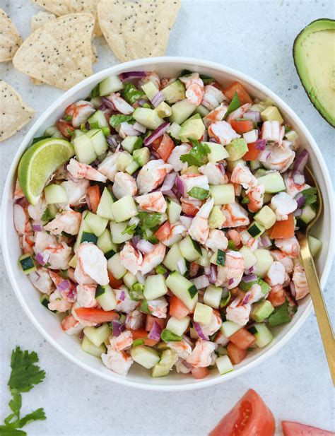 This Easy Shrimp Ceviche Is A Delicious Summer Appetizer It Is A Healthy Shrimp Recipe Using