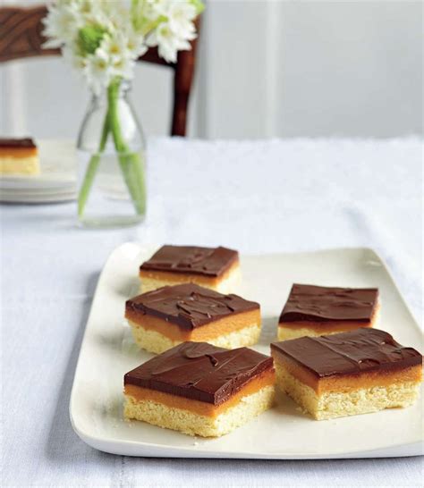 Chocolate Caramel Slice Recipe From Baking By Margaret Fulton Cooked