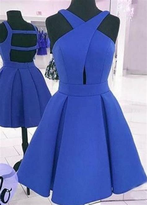 Sexy Open Back Homecoming Dressroyal Blue Prom Dressshort Party Dress Sexy Homecoming