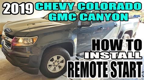 How to use remote start? 2017 - 2019 CHEVY COLORADO / GMC CANYON REMOTE START HOW ...