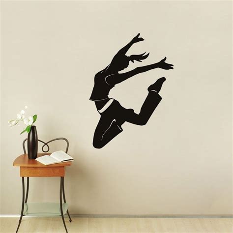Dance Studio Wall Decors Dancer Wall Stickers Sport Wall Decals Dancing