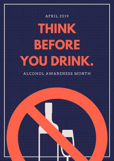 Customize 473 Alcohol Awareness Poster Templates Online Canva