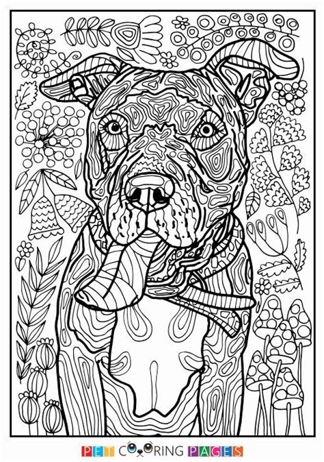 √ 32 Dog Adult Coloring Book | Animal coloring pages, Dog coloring page
