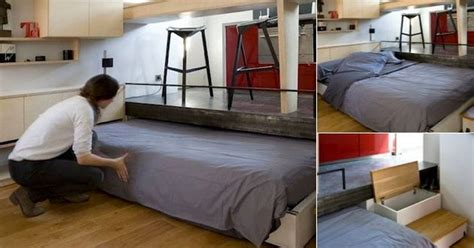 Merancang interior kamar tanpa menggunakan tempat tidur, atau mendesainnya memiliki ketinggian rendah, menjadikan kamar tidur kecil terasa lebih lapang. 7 Inspirasi Desain Tempat Tidur Multifungsi Terunik | Mana ...