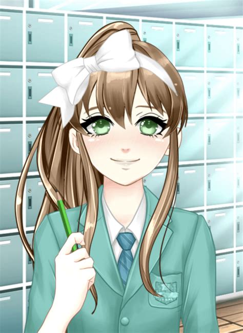I Wanted To Give Monika Her Own Personlaized School Uniform To Match