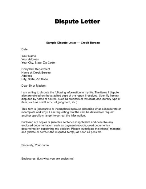 Dispute multiple debt collectors reporting the same debt. Late Payment Dispute Letter Template Samples | Letter ...