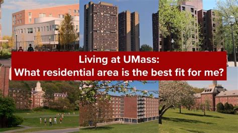 Living At Umass What Residential Area Is The Best Fit For Me Umass