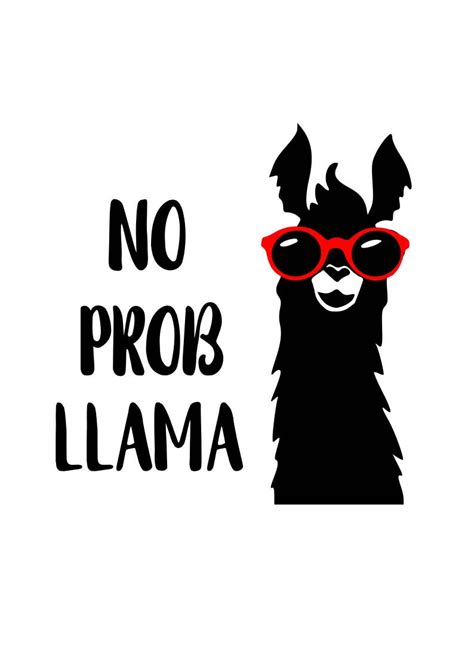 Llama svg No Prob LLama svg svg file png file dxf file | Etsy