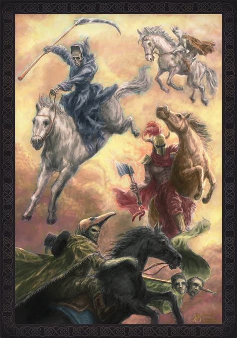 Four Horsemen Of The Apocalypse Painting At